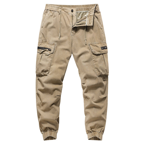 Herren Cargo-Hose mit elastischem Bund und mehreren praktischen Taschen Echoarchiv
