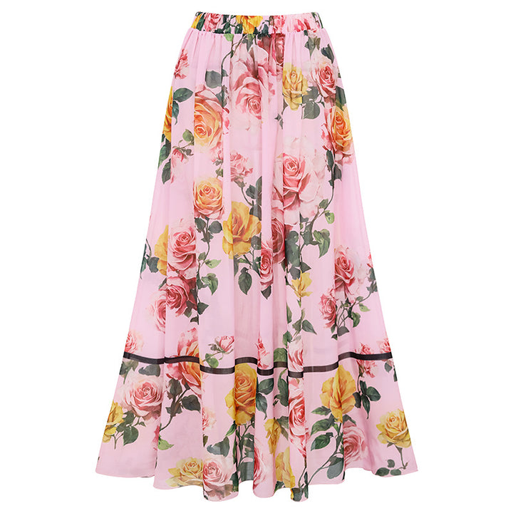 Damen Einseitiger Badeanzug mit floralem Drapierungsdesign Echo Archiv