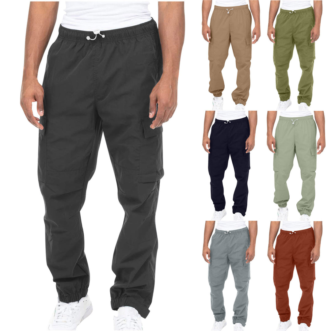 Herren Cargo-Hose mit elastischem Bund und praktischen Seitentaschen Echoarchiv