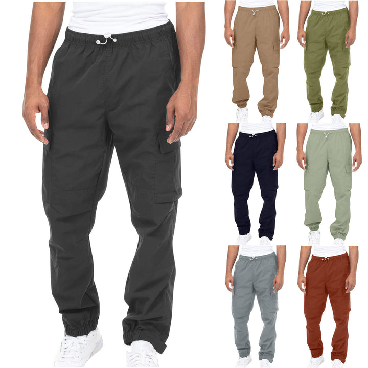 Herren Cargo-Hose mit elastischem Bund und praktischen Seitentaschen Echoarchiv