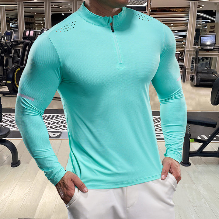 Herren Sportliches Langarm-Funktionsshirt Echoarchiv