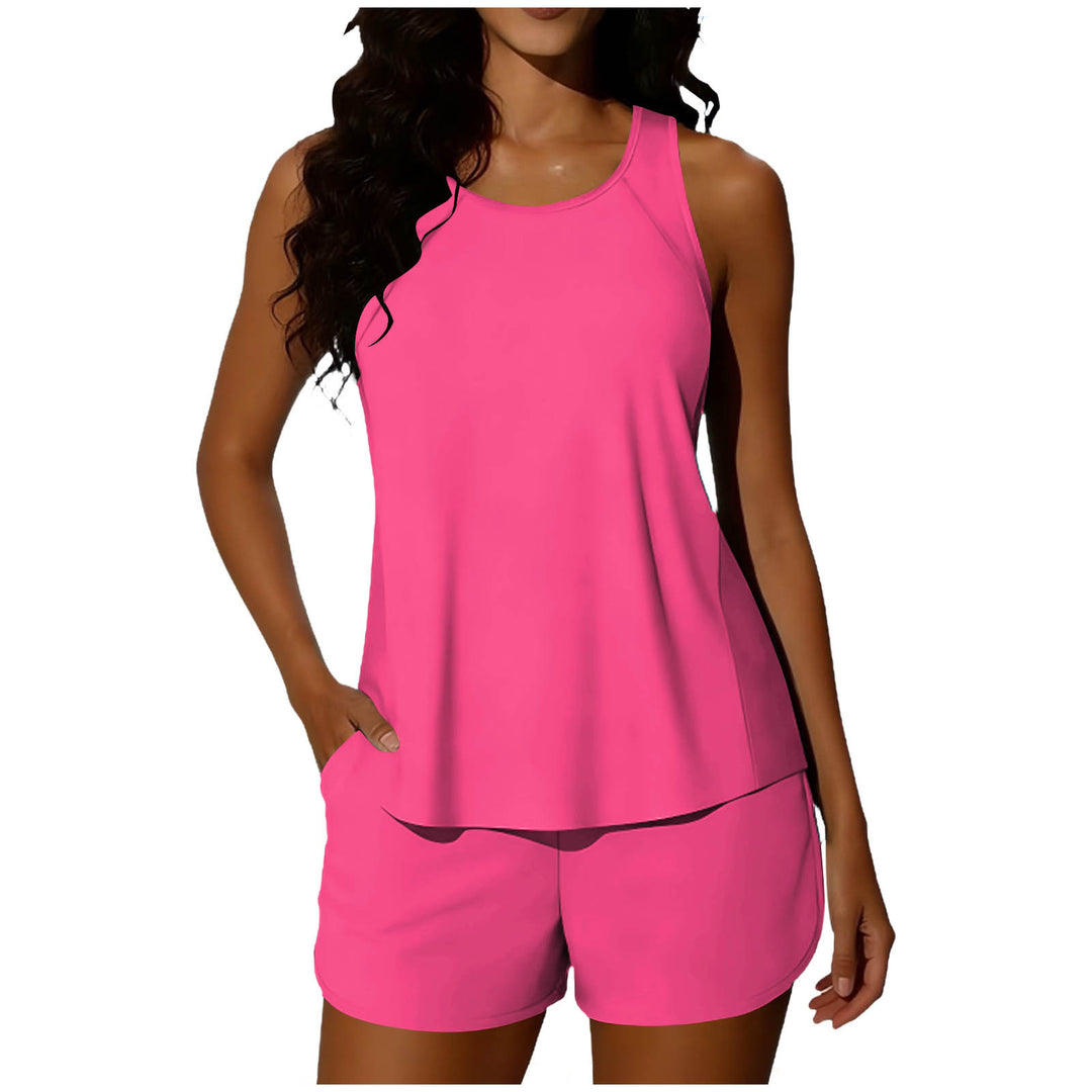 Damen Sportliches Tank-Top mit Shorts Echo Archiv