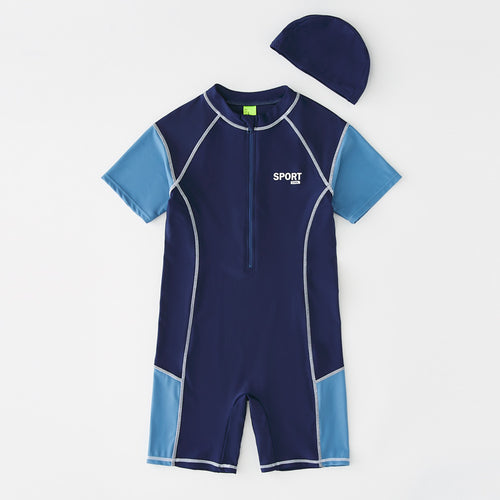 Damen Schwimmanzug mit UV-Schutz und Reißverschluss Echo Archiv