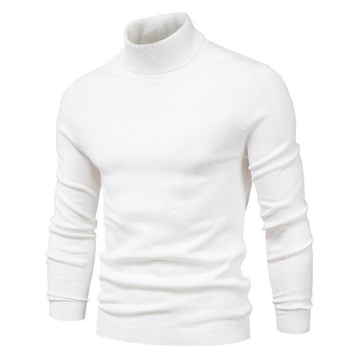 Herren Grober Rollkragenpullover aus wärmendem Material mit strukturierter Oberfläche Echoarchiv