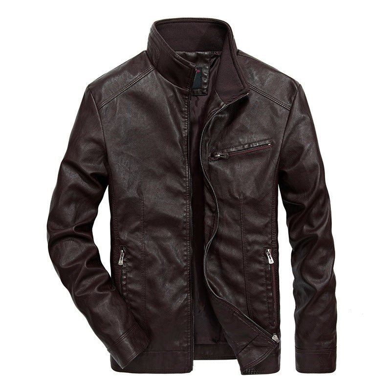 Herren Legere Lederjacke Echo Archiv