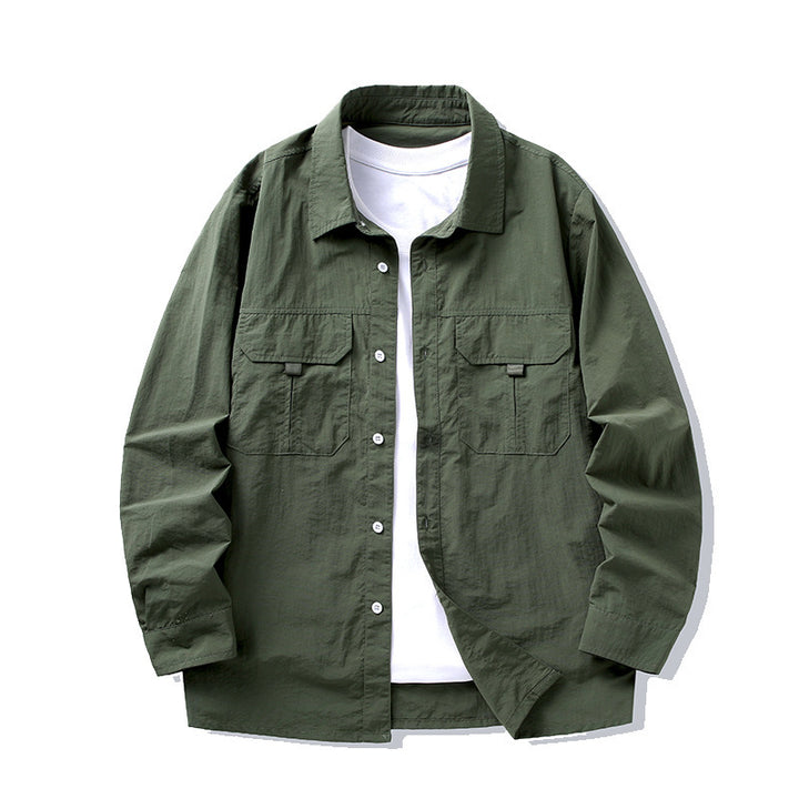 Herren Trendige und lässige Utility-Hemdjacke Echo Archiv