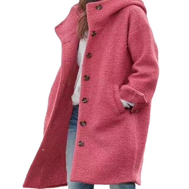Damen Lange Wolle-Mix Jacke mit weichem Innenfutter und praktischen Taschen Echoarchiv