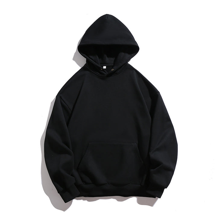 Unisex Oversize Kapuzenpullover aus schwerer Sweatqualität mit Kängurutasche und geripptem Saum Echo Archiv