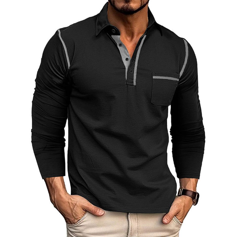 Herren Langarm Poloshirt Echoarchiv