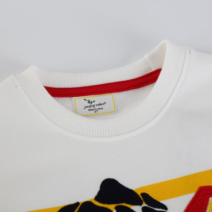 Kinder Sweatshirt mit buntem Baustellen-Lkw-Design Echo Archiv