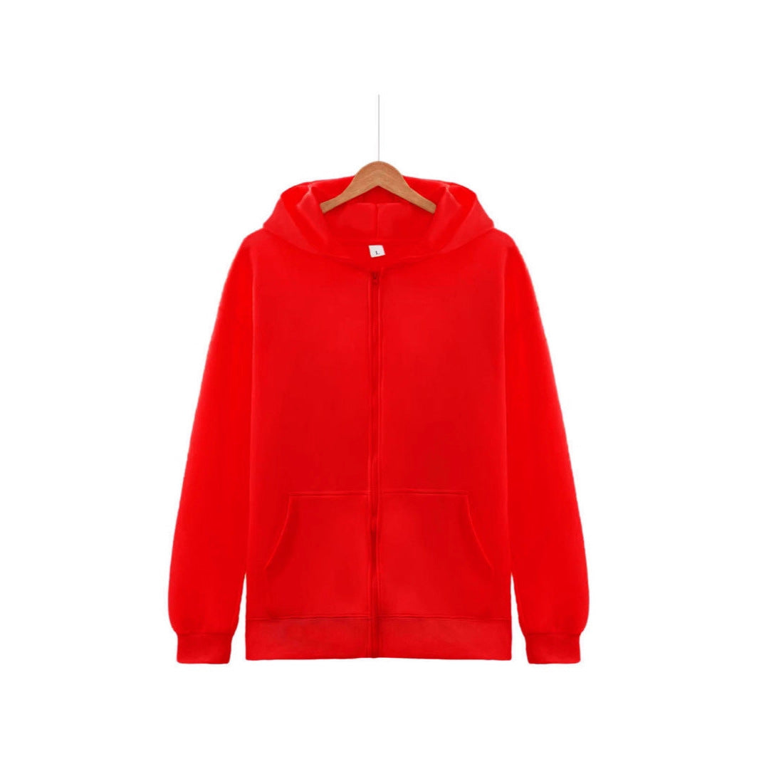 Unisex nan leichter Reißverschluss-Hoodie mit innen angerautem French-Terry, flachen Nähten und Kängurutaschen Echo Archiv