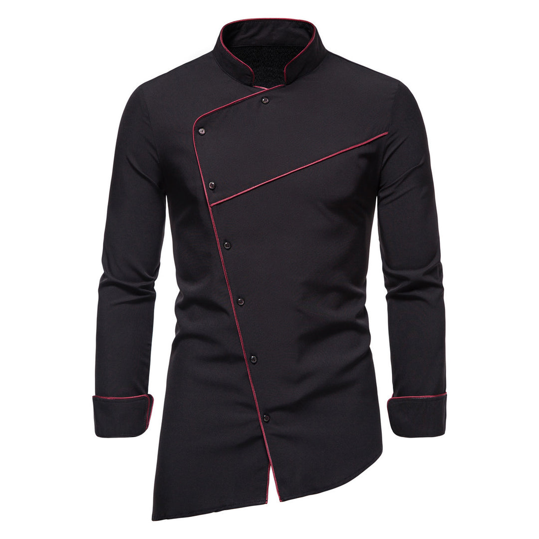 Herren Küchenjacke mit modernem Schnitt und elegantem Kragen Echoarchiv