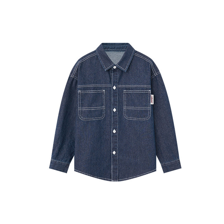 Unisex Denim-Hemd Jacke Echo Archiv