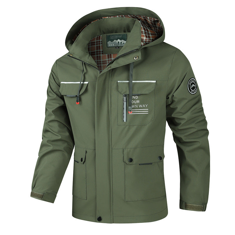 Herren Wetterfeste multifunktionale Jacke Echo Archiv