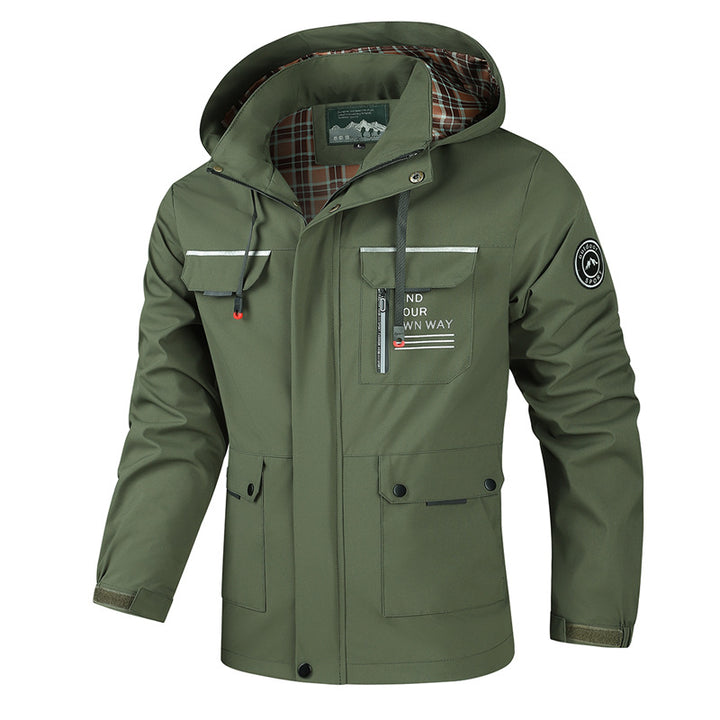 Herren Wetterfeste multifunktionale Jacke Echo Archiv