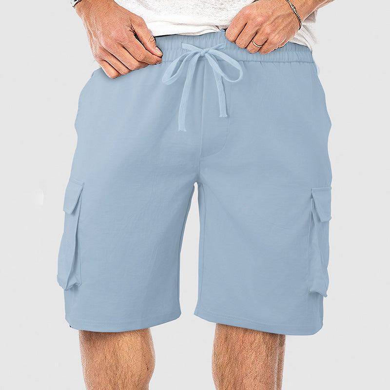 Herren Cargo-Shorts mit elastischem Bund und praktischem Taschen-Design Echoarchiv