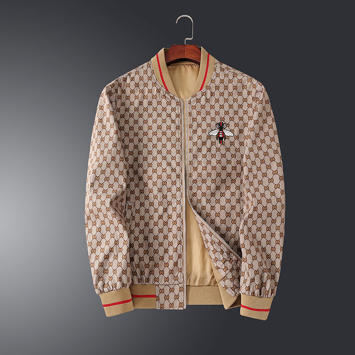 Herren Modische Übergangsjacke mit grafischem Muster Echo Archiv