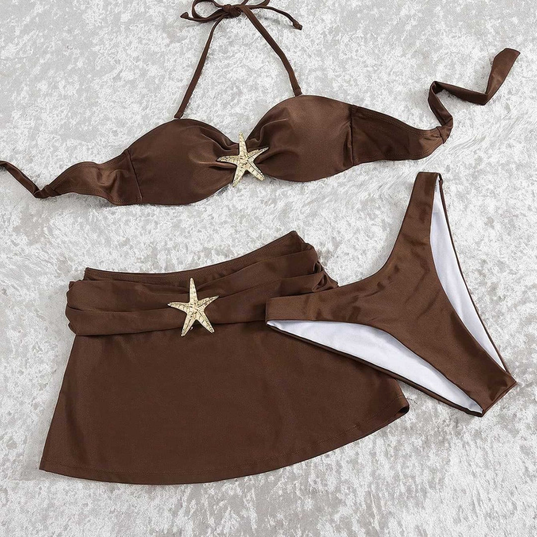 Damen Bikini-Set mit luxuriösem Sternenakzent Echo Archiv