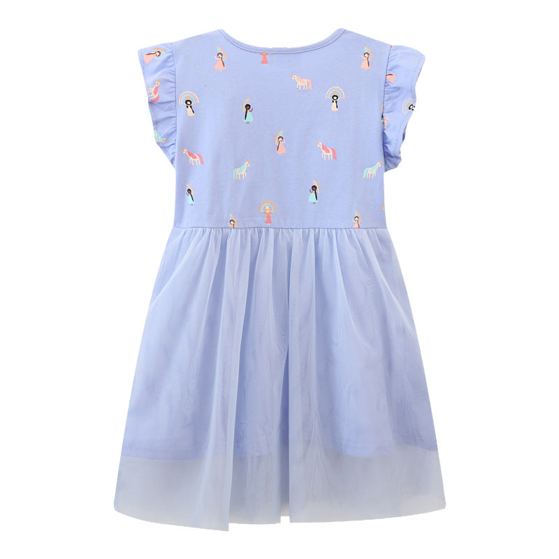 Mädchen Tüll Kleid mit tierischen Applikationen Echo Archiv