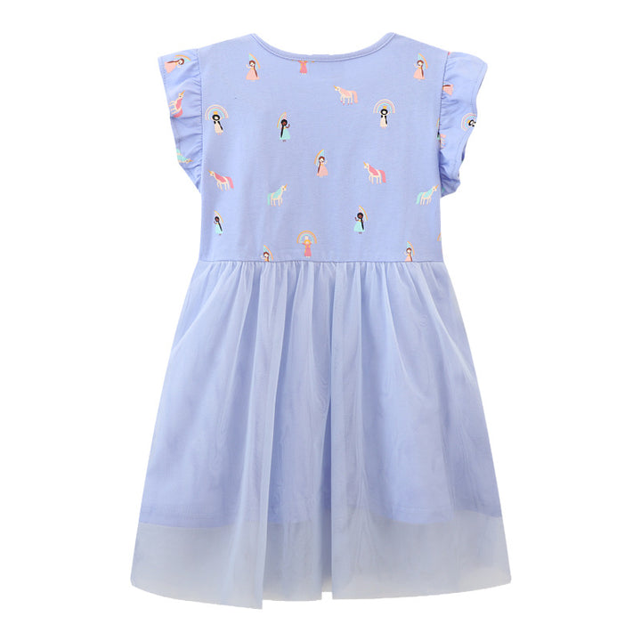 Mädchen Tüll Kleid mit tierischen Applikationen Echo Archiv
