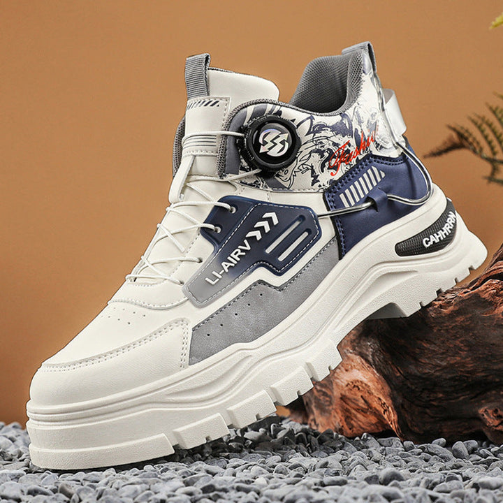Herren High-Top Sneakers mit innovativem Schnürsystem und stoßdämpfender Sohle Echo Archiv