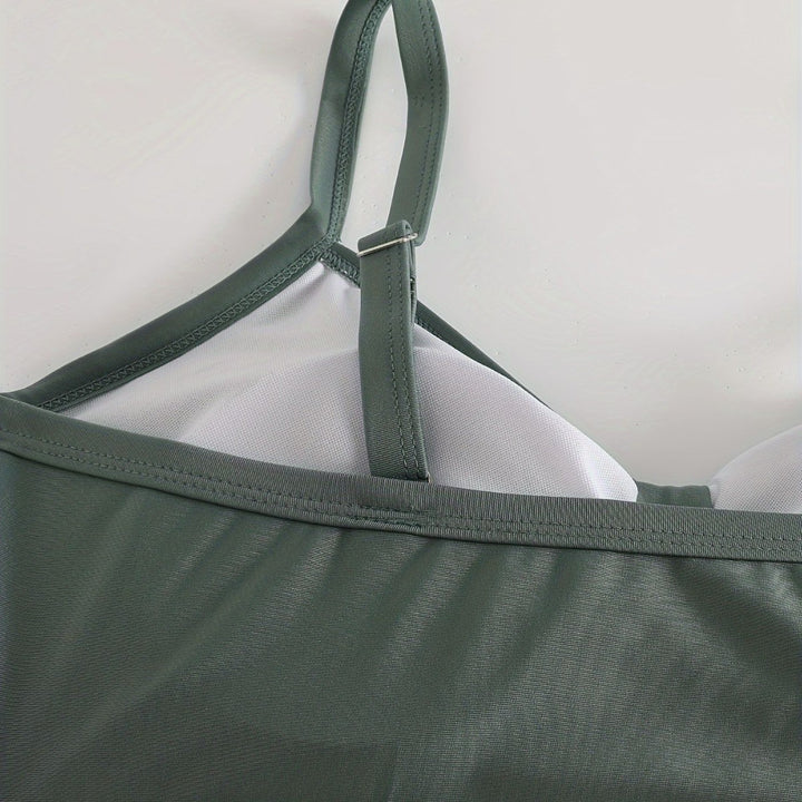 Damen Sportliches Bikini-Set mit innovativem Rüschendesign Echo Archiv