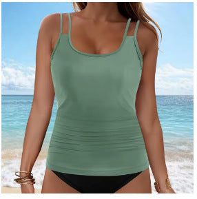 Damen Tankini-Oberteil mit modischem Rüschendesign Echo Archiv