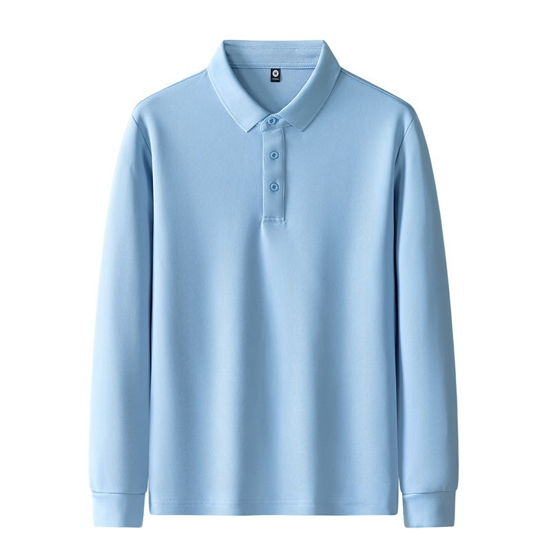 Damen Poloshirt mit langem Arm und Knopfdetails Echo Archiv