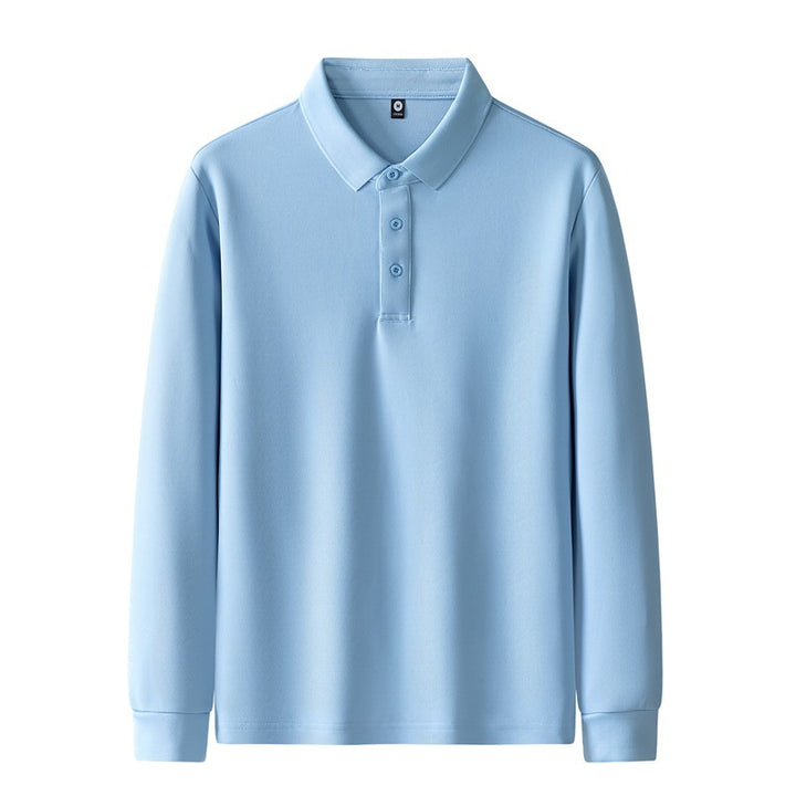 Damen Poloshirt mit langem Arm und Knopfdetails Echo Archiv