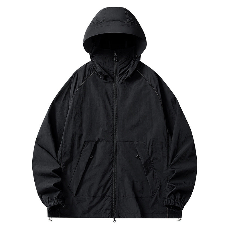 Herren Leichte wetterfeste Jacke Echo Archiv