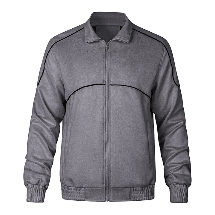 Herren stilvolle Übergangsjacke mit elastischen Bündchen Echoarchiv