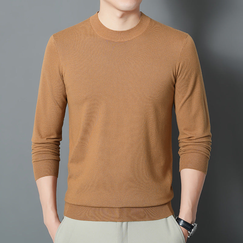 Herren Feiner Rundhalspullover aus Feinstrick mit schmaler Silhouette Echo Archiv