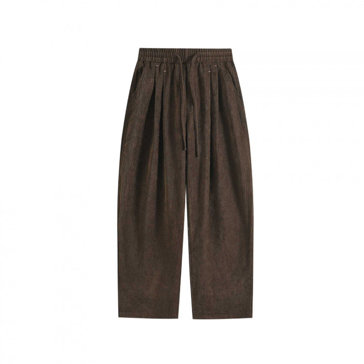 Damen Weite Culotte-Hose mit elastischem Bund und Tunnelzug Echo Archiv
