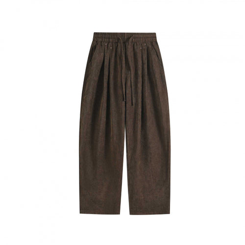 Damen Weite Culotte-Hose mit elastischem Bund und Tunnelzug Echo Archiv