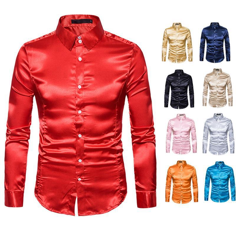 Herren elegantes Businesshemd aus hochwertigem Satin mit perfekter Passform Echoarchiv