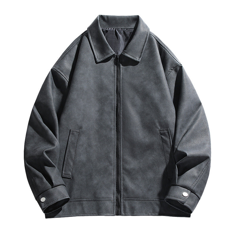 Herren lässige Oversized-Jacke mit praktischen Taschen Echoarchiv