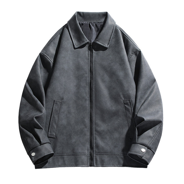 Herren lässige Oversized-Jacke mit praktischen Taschen Echoarchiv
