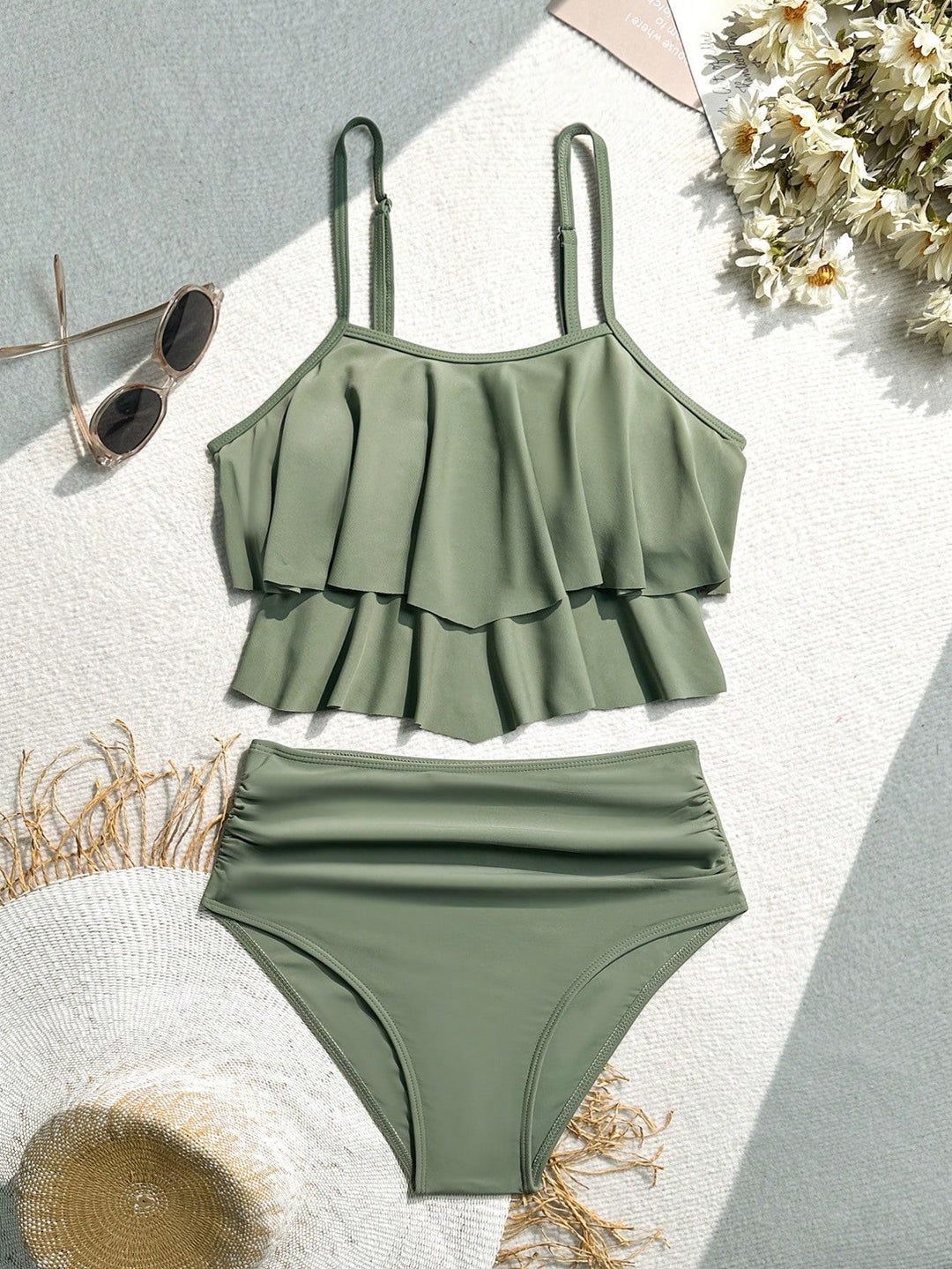 Damen Bikini-Set mit voluminösem Rüschendesign Echo Archiv
