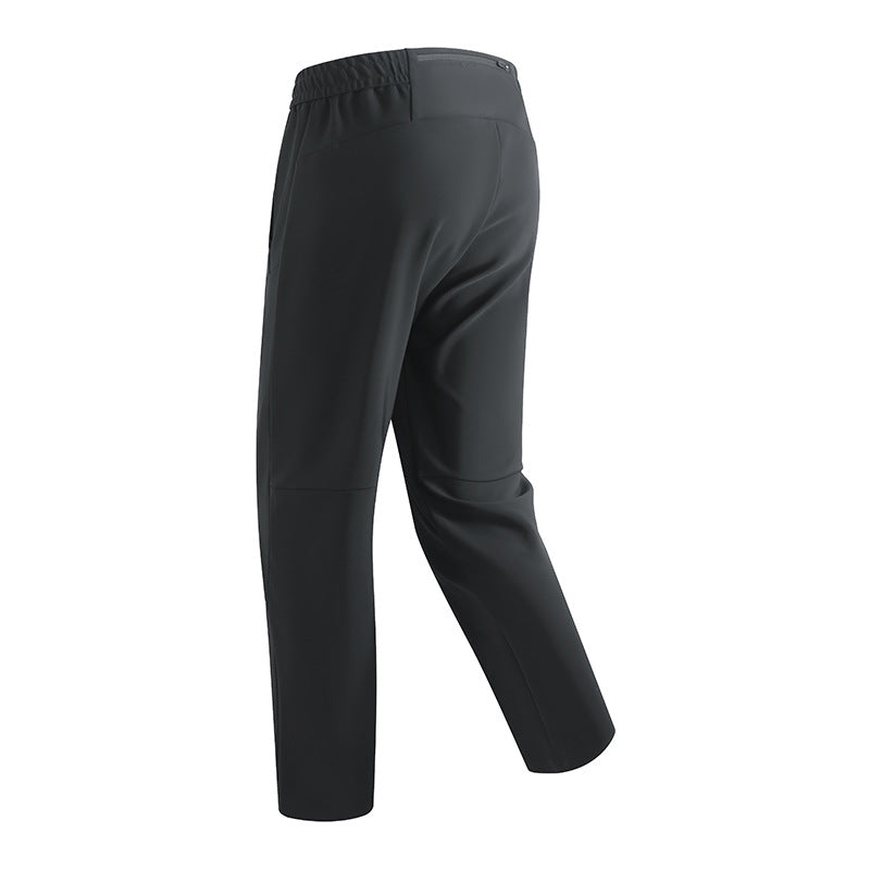 Herren Tapered Performance-Jogginghose aus stretch-Funktionsmaterial mit elastischem Bund & Reißverschlusstaschen Echoarchiv