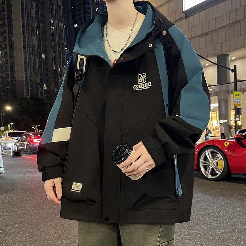 Herren modische Freizeitjacke mit winddichter Funktion Echoarchiv
