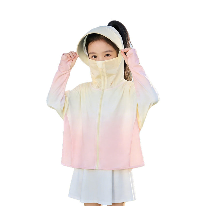 Mädchen Sportliche Kapuzenjacke mit UV-Schutz Echo Archiv