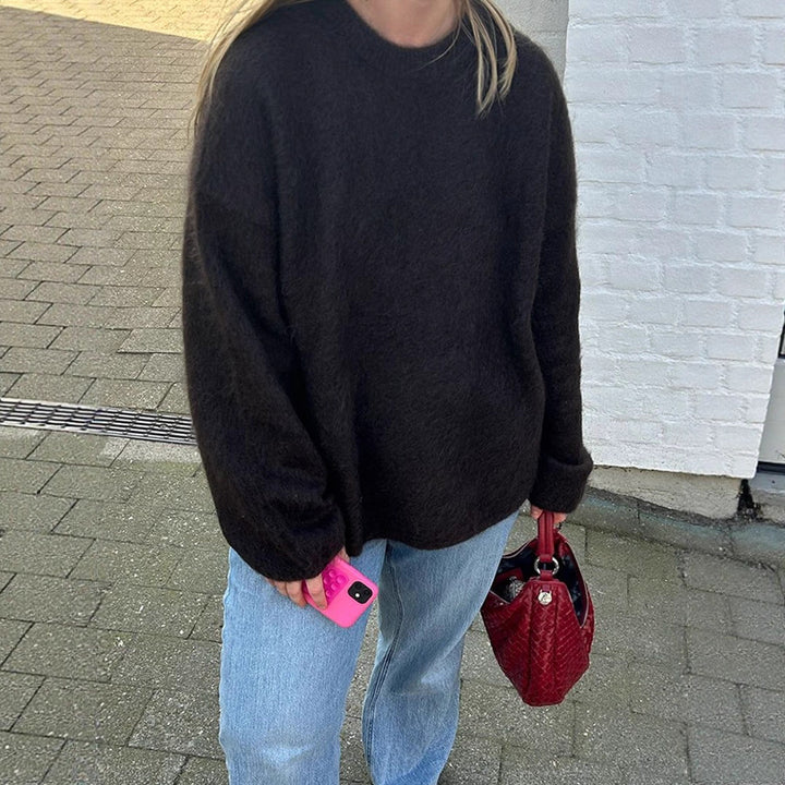 Damen Denim-Midirock mit hoher Taille, Frontschlitz und geradem Schnitt Echoarchiv