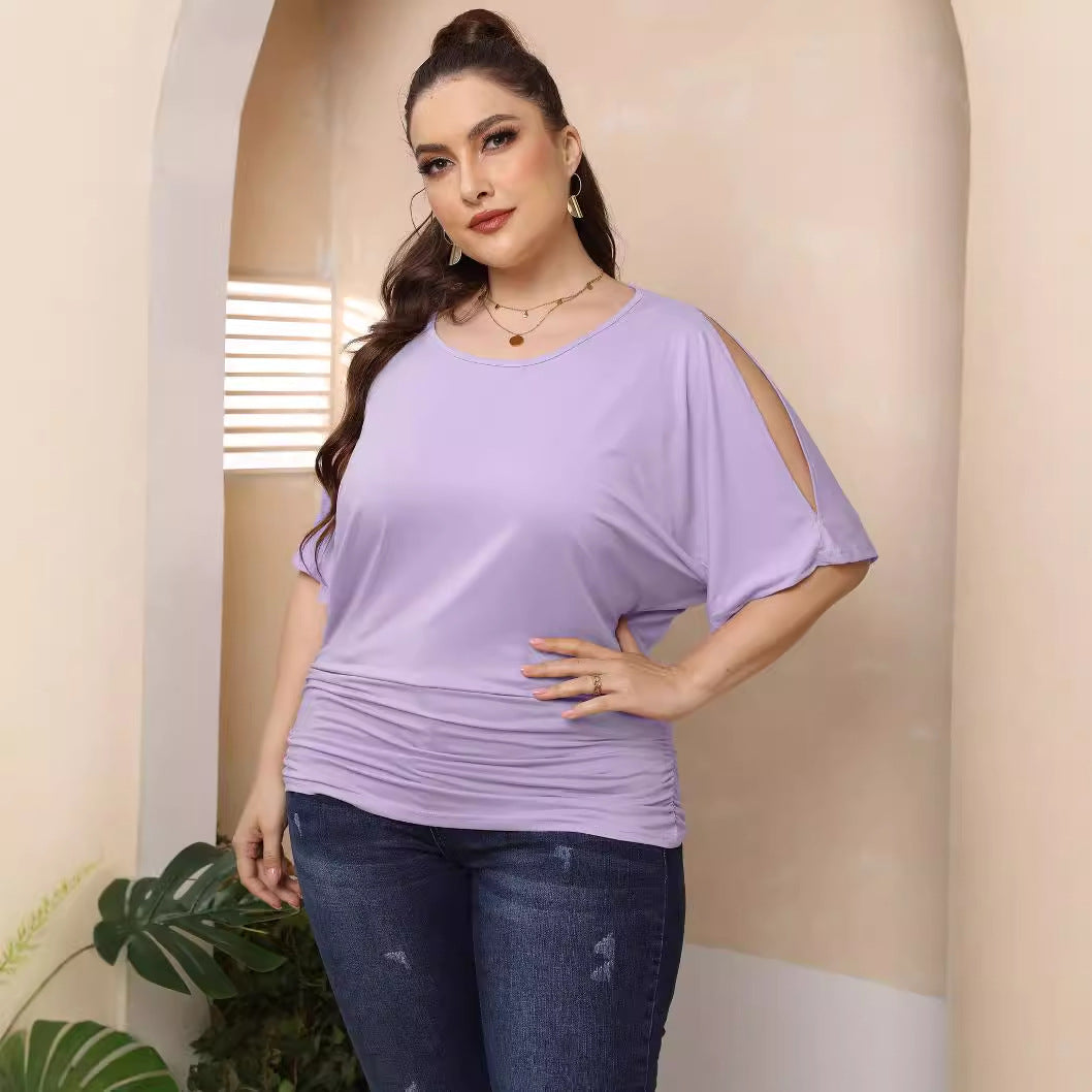 Damen legere Bluse mit Faltenwurf Echo Archiv