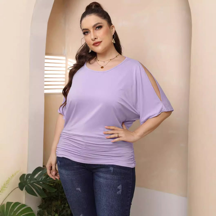 Damen legere Bluse mit Faltenwurf Echo Archiv