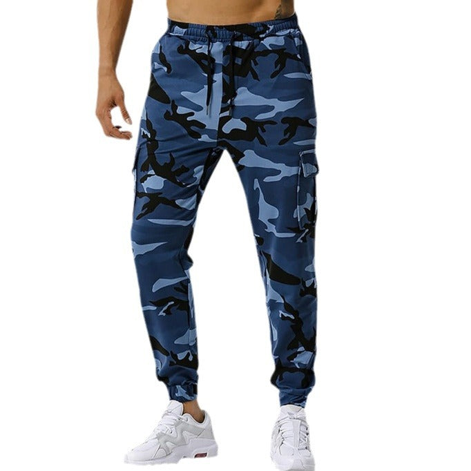 Herren Cargohose mit modischem Camouflage-Muster Echoarchiv