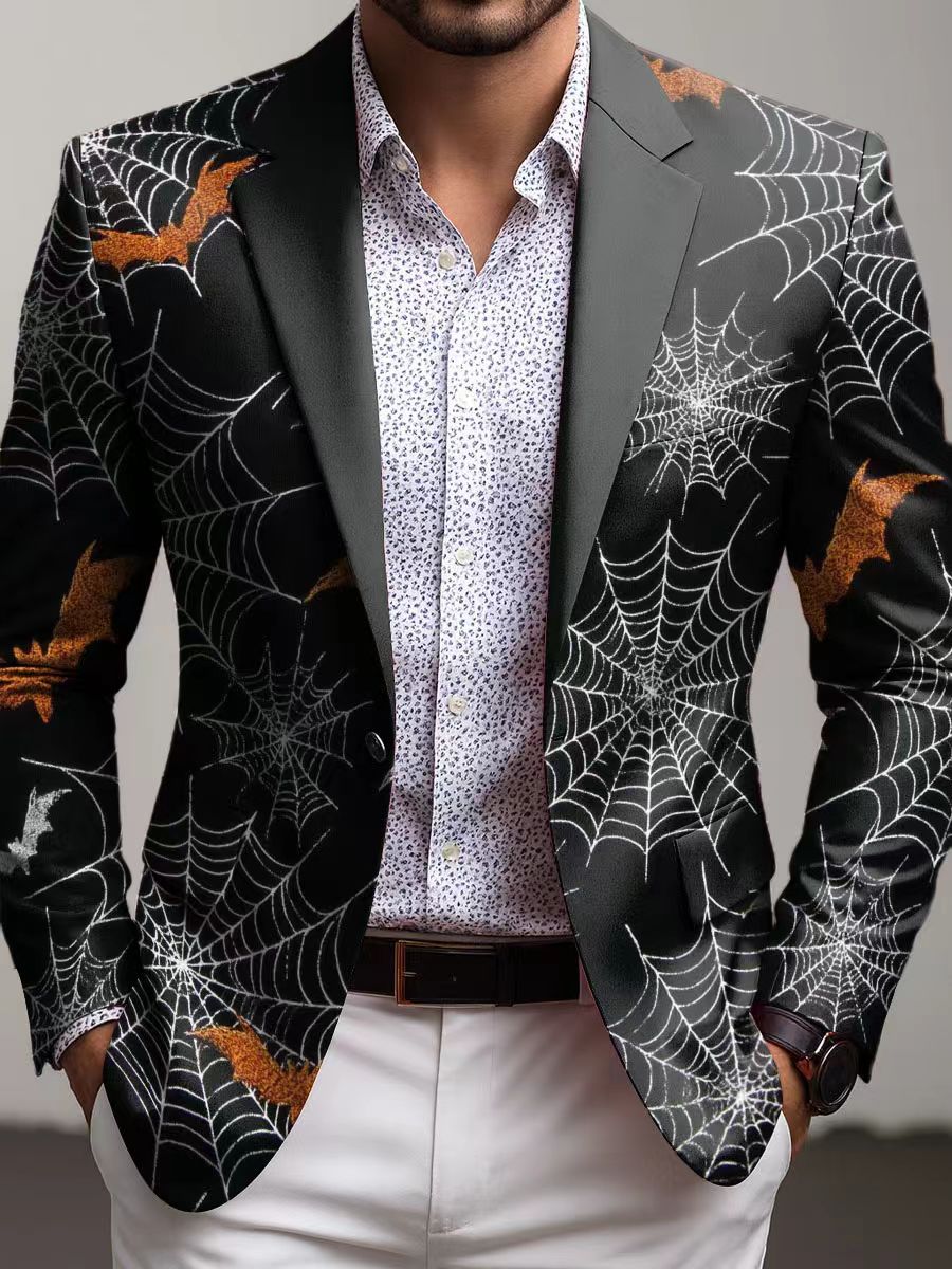 Herren Kreativer Einstecktuch-Blazer Echoarchiv