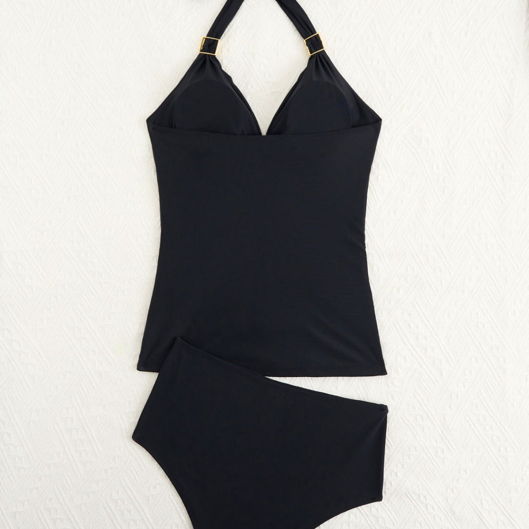Damen Tankini-Set mit raffiniertem Schnitt und verstellbaren Trägern Echo Archiv