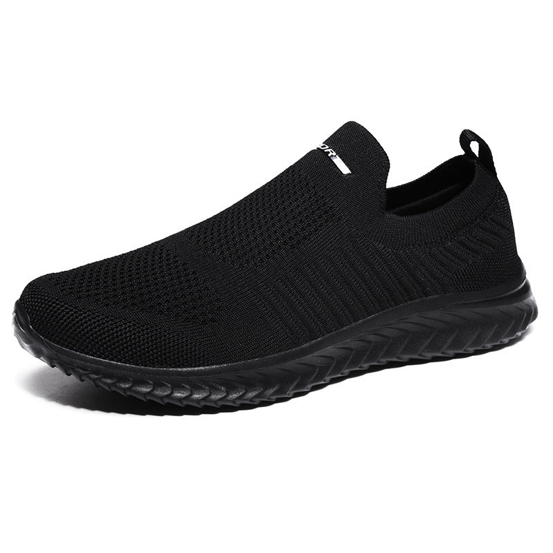 Herren Slip-On Leichte Strick Sneakers Echoarchiv