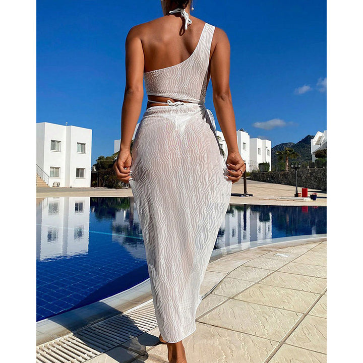 Damen Crop-Top und Wickelrock Set Echo Archiv