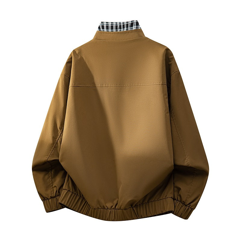 Herren Bequeme Übergangsjacke mit kariertem Innenfutter Echo Archiv